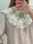 Blusa bordados hilo