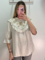 Blusa bordados hilo