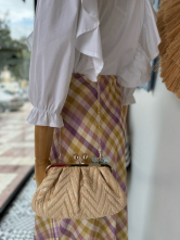 bolso patrón espiga