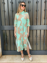 Vestido Camisero Estampado