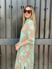 Vestido Camisero Estampado